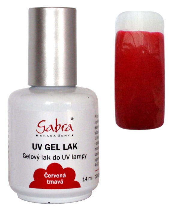 UV gel lak GABRA 10 červená tmavá 14 ml | NEHTOVÁ MODELÁŽ - Gel laky UV gel lak GABRA 10 červená tmavá 14 ml | NEHTOVÁ MODELÁŽ - Gel laky